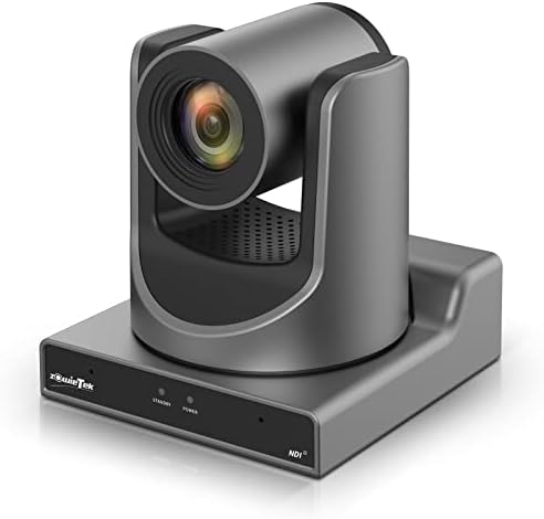 Zowietek New Gen Ptz Camera Poe | מעקב אחר AI | 20x זום אופטי | NDI | HB עם תפוקות SDI, HDMI ו- USB | IP זרם